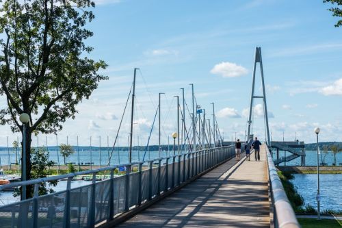 Pasaż Portowy i kładka spacerowa z punktem widokowym