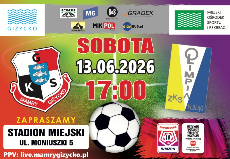 GKS Mamry Giżycko vs ZKS Olimpia Elbląg