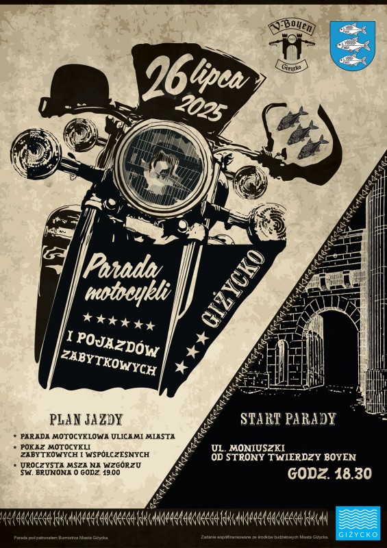 Parada motocykli i pojazdów zabytkowych